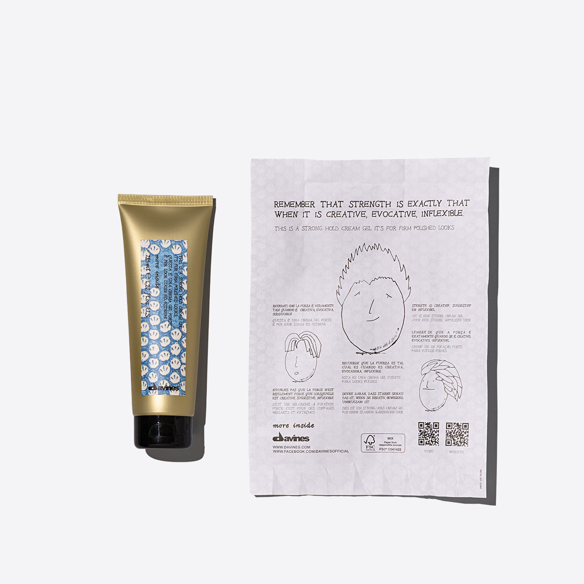 Davines This Is A Strong Hold Cream Gel