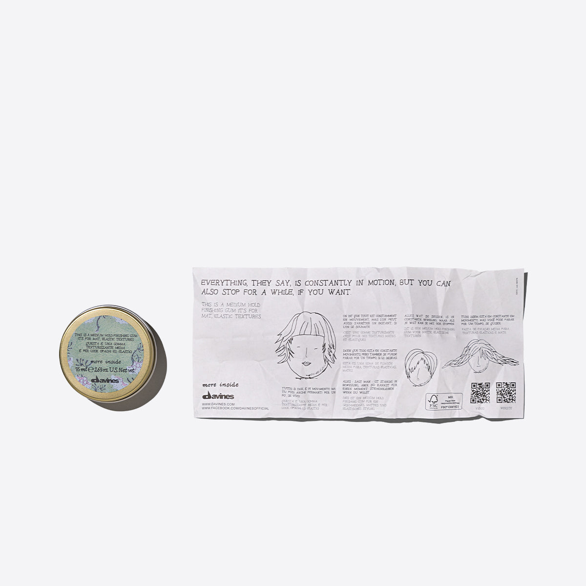 Davines This Is A Medium Hold Finishing Gum