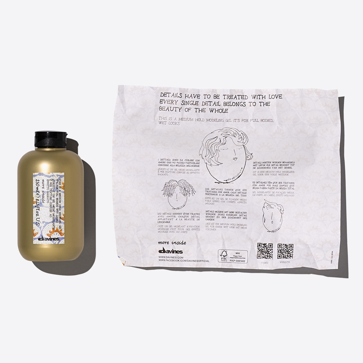 Davines This Is A Medium Hold Modeling Gel